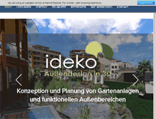 Tablet Screenshot of ideko.at